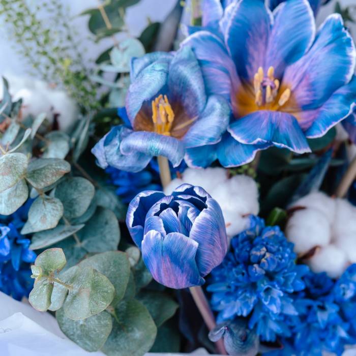 Special Tulip and Hyacinth Bouquet