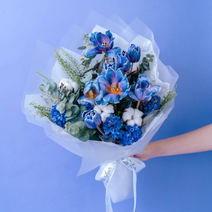 Special Tulip and Hyacinth Bouquet