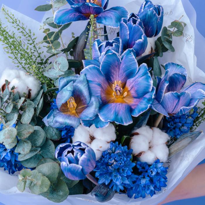 Special Tulip and Hyacinth Bouquet