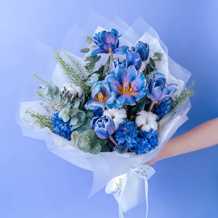 Special Tulip and Hyacinth Bouquet