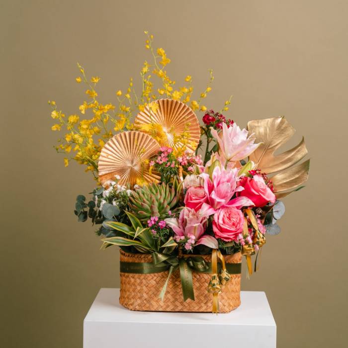 Pompidou Floral Basket