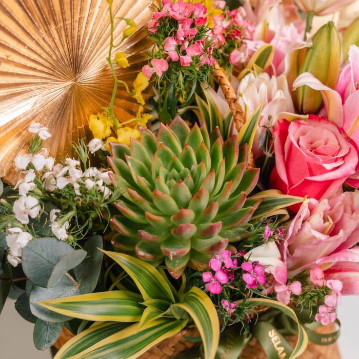 Pompidou Floral Basket
