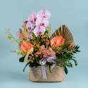 Bright and Peachy Festive Basket