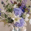 Lily and Lunaria Vase Arrangement
