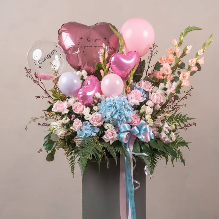 Enchanting Floral Stand