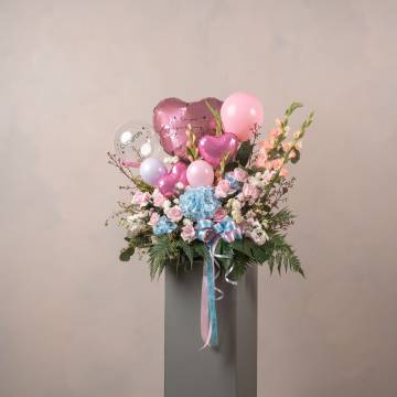 Enchanting Floral Stand