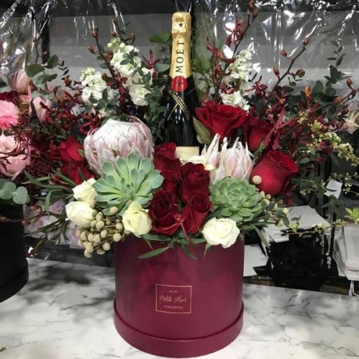 Queen of Hearts with Moet & Chandon Imperial