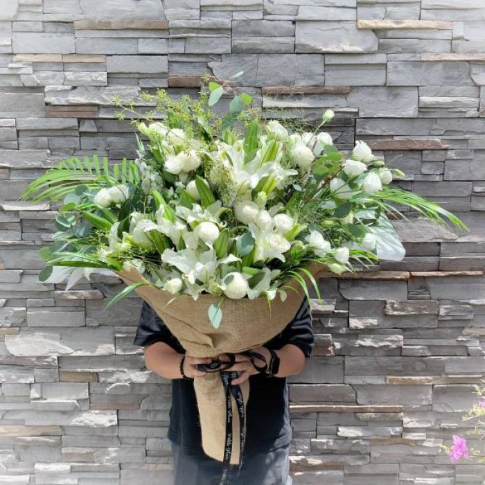White Lily Bouquet
