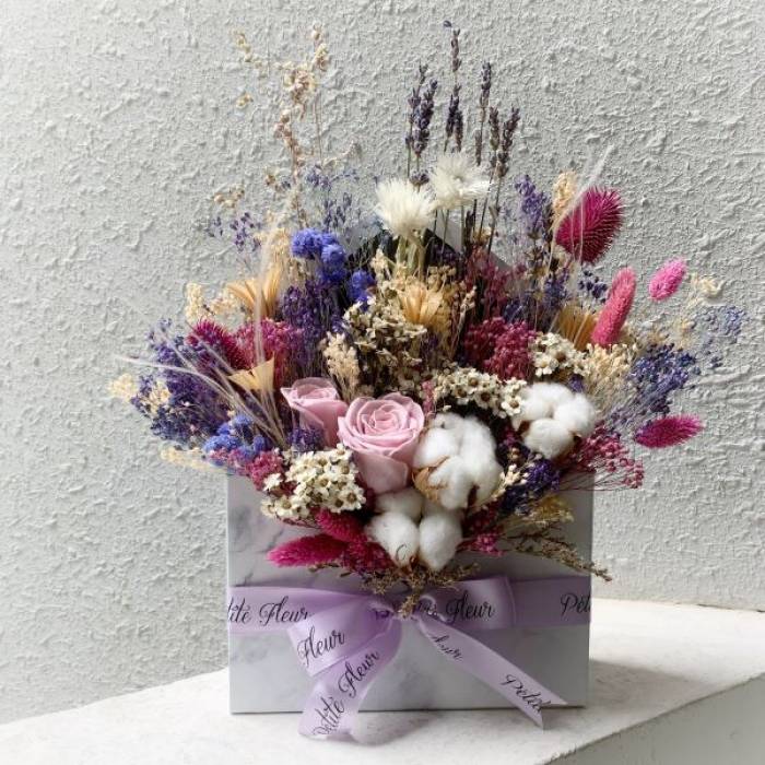 Petite Love Letter- Preserved and Dried Blooms