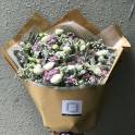 Ocean Song Roses with Dusty Miller