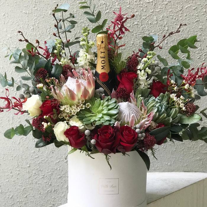 Queen of Hearts with Moet & Chandon Imperial