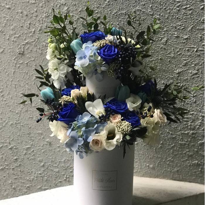 Two Tier Floral Cake