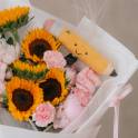 Peony and Sunflower Celebration Bouquet