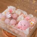 Sweet Bloom – Macaron and Preserved Flower Hamper