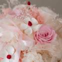 Preserved Pink Hydrangea & Carnation Flower Box