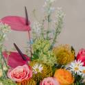 Spring Garden Rose and Daisy Flower Box
