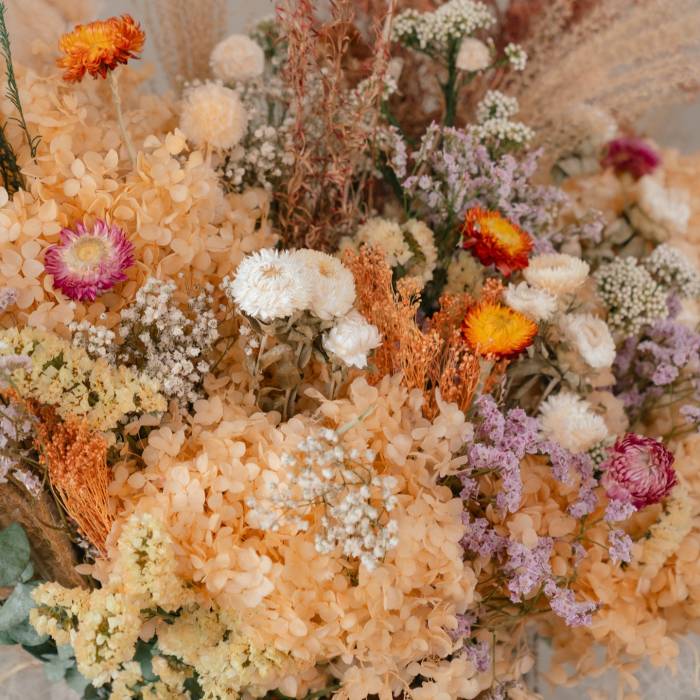 Grand Preserved Flower Display