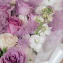 Jellycat Thistlepop Bunny and Purple Rose Bouquet