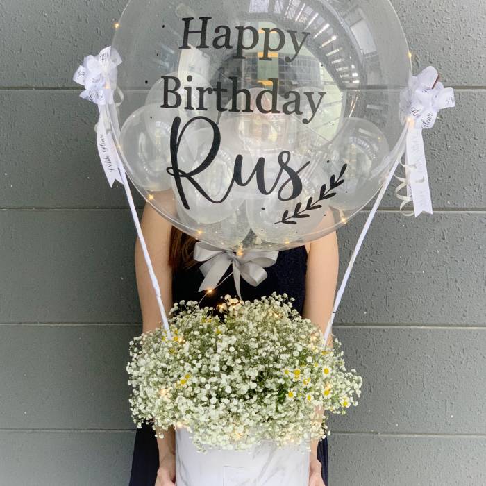 Limited Edition Baby's Breath - Hot Air Balloon
