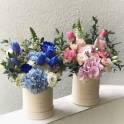 Petite Round Flower Box - Fresh Blooms