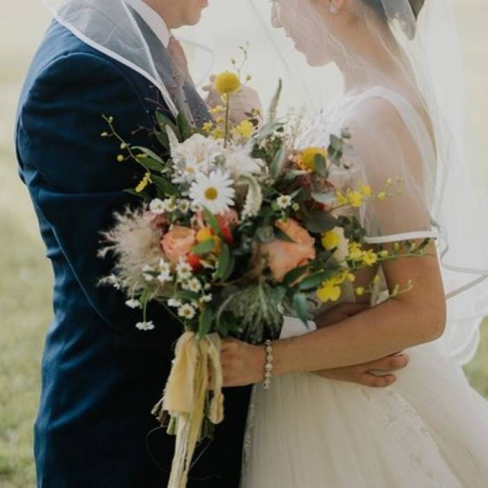 Tangerine Twilight Bridal Bouquet