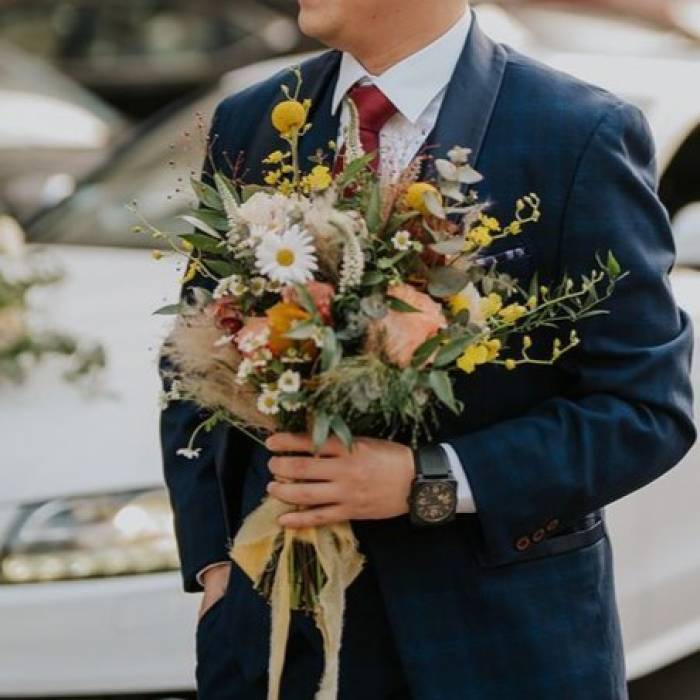 Tangerine Twilight Bridal Bouquet