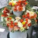 Two Tier Floral Cake