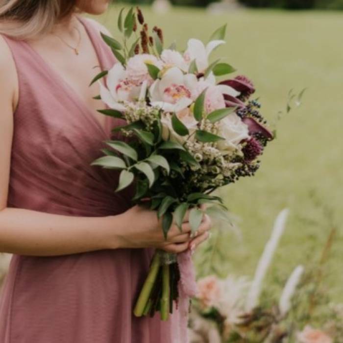 Vows in Velvet Bridal Bouquet