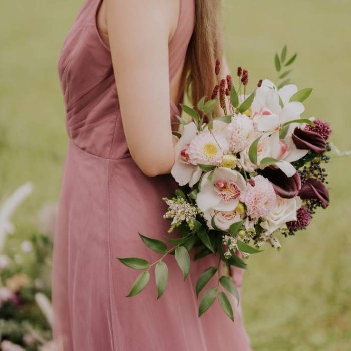 Vows in Velvet Bridal Bouquet