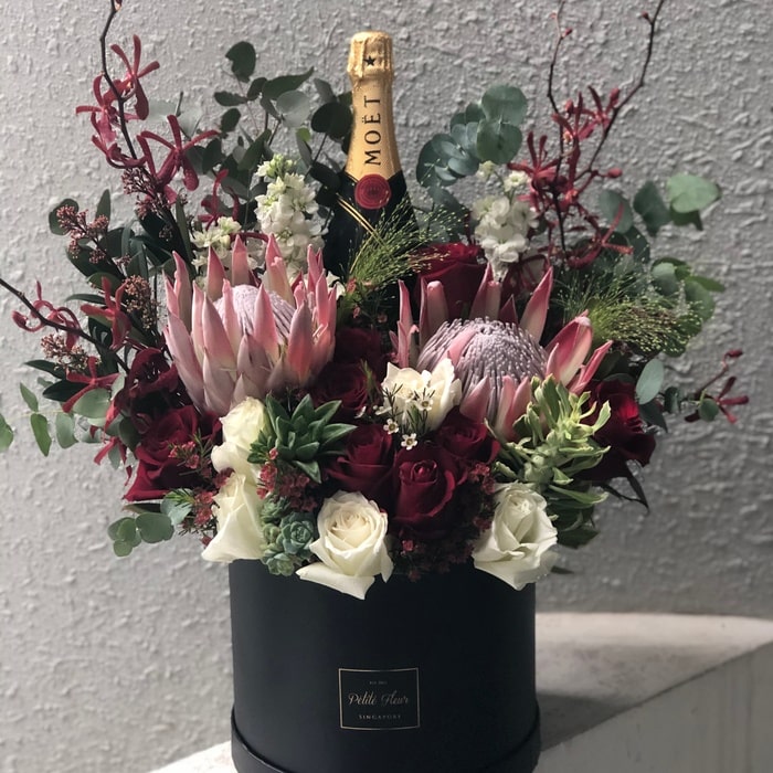 Queen of Hearts with Moet & Chandon Imperial