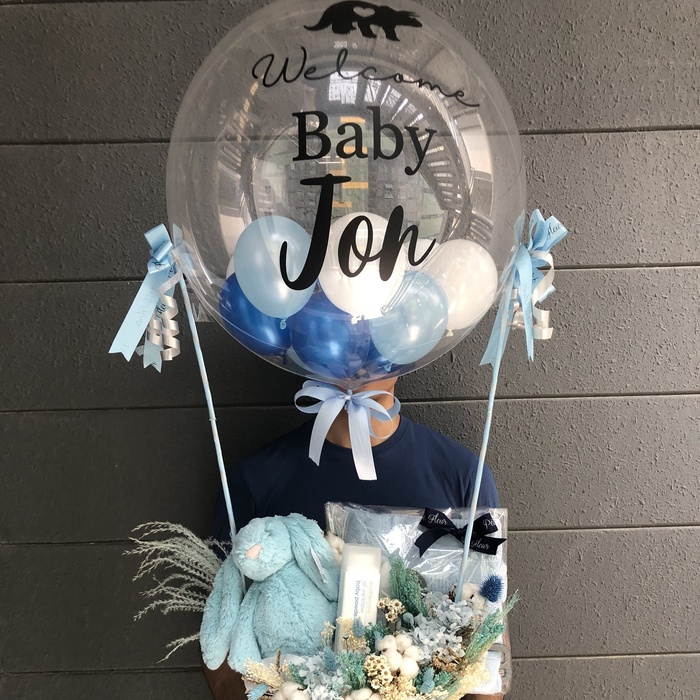 Hot Air Balloon - Baby Gift Set