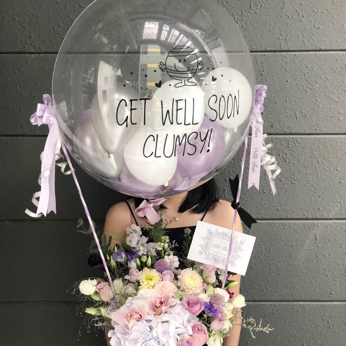 Hot Air Balloon - Fresh Flowers