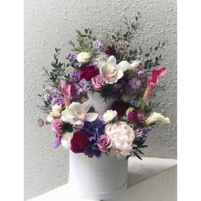 Two Tier Floral Cake