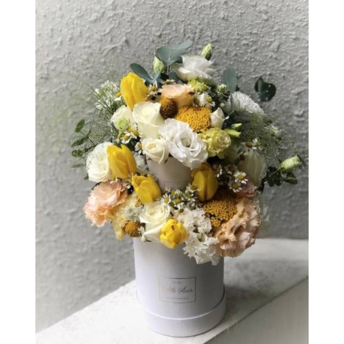Two Tier Floral Cake