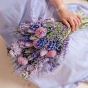 Lilac Hyacinth and Tulip Bouquet