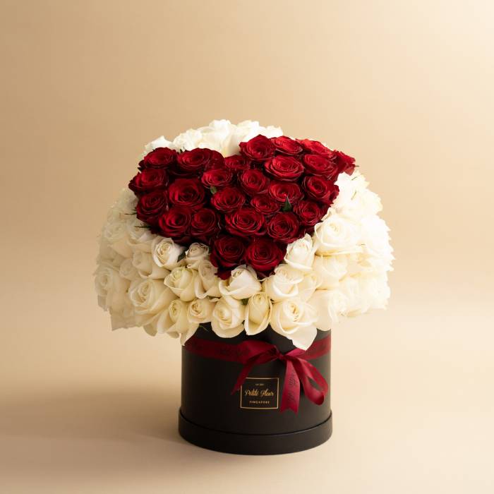 I Heart You Rose Box