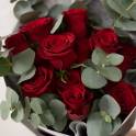 Roses and Eucalyptus Bouquet