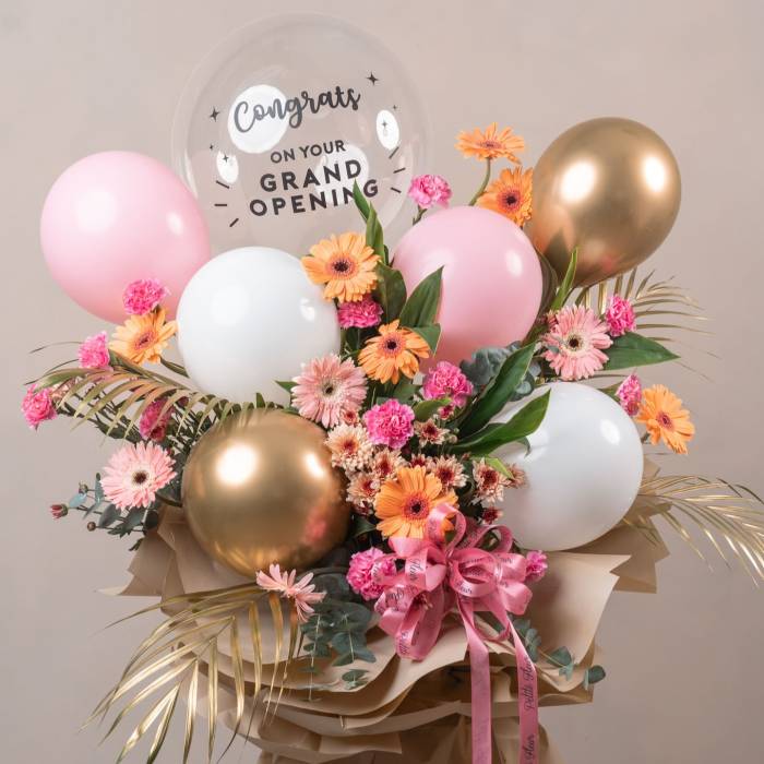 Whimsical Floral Stand