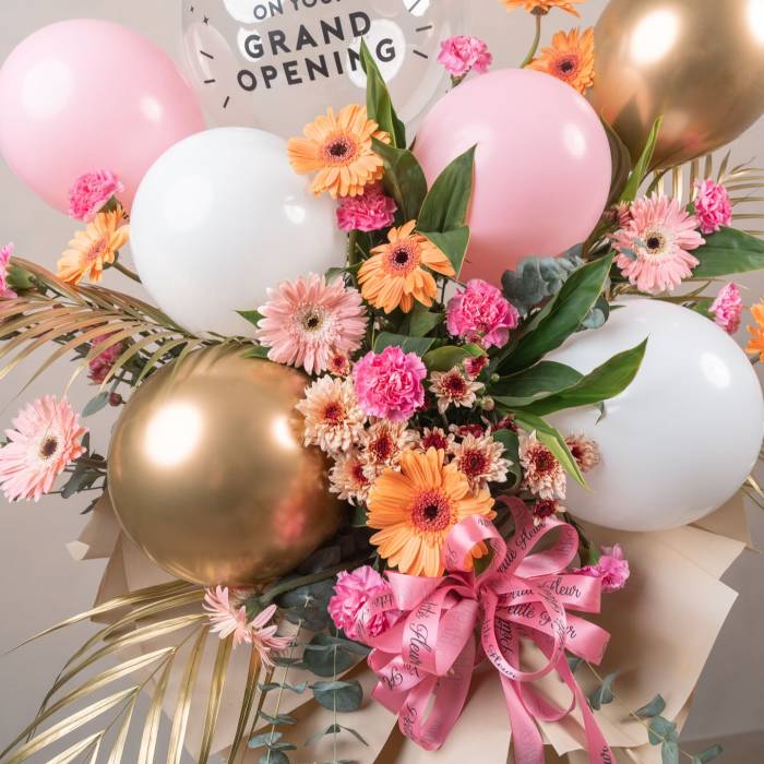 Whimsical Floral Stand