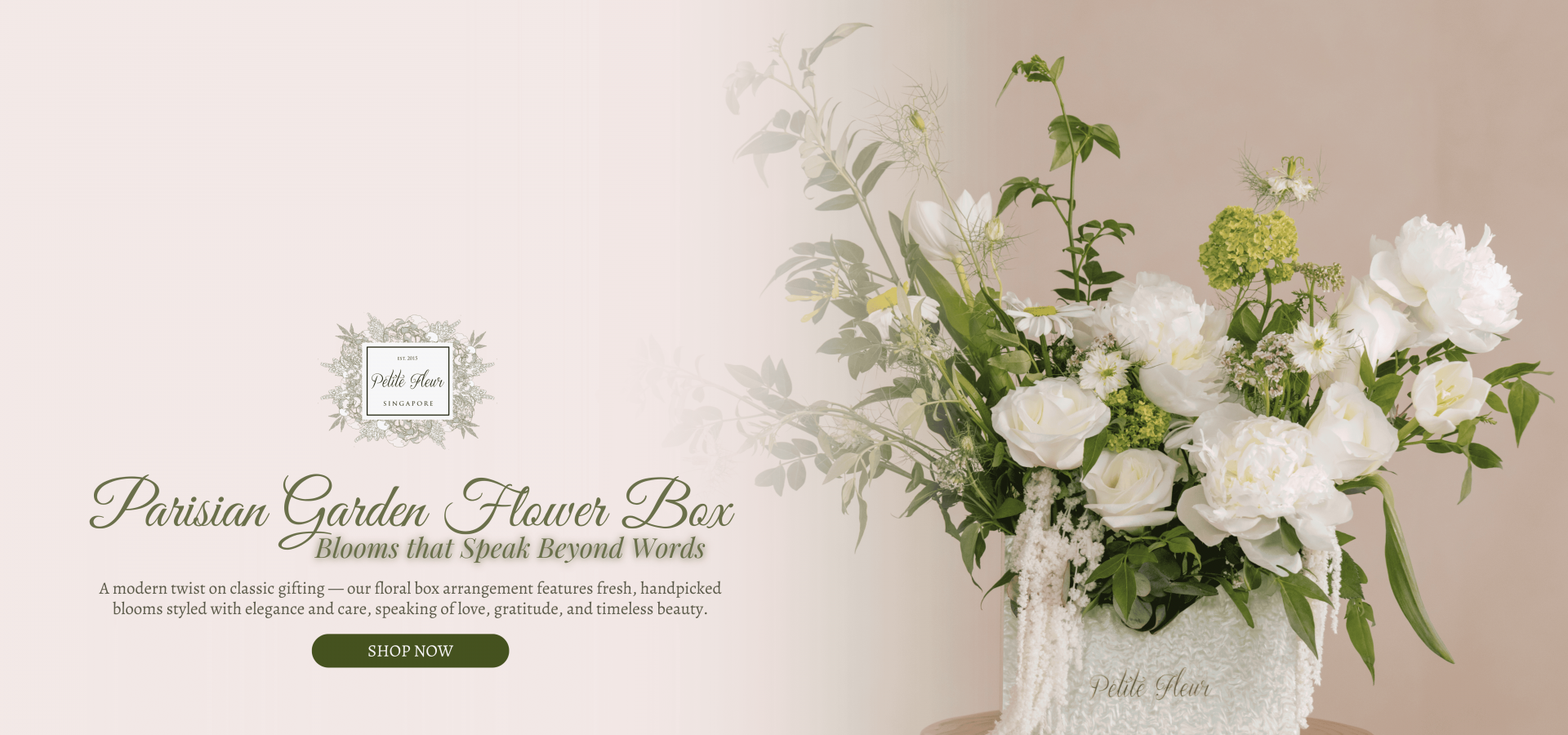 Flower Box with Gifts
