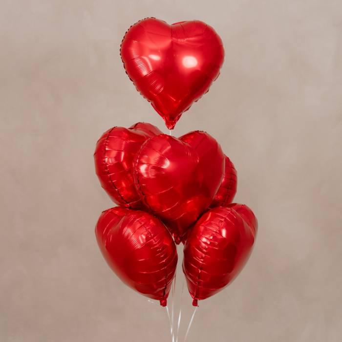 Forever Yours Gift Set – Jellycat Bartholomew Bear, Roses and Balloon Bouquet