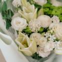 Ivory Grace – Lily and Roses Bouquet