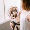 Cotton and Lavender Bouquet