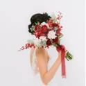 Cymbidium and Carnation Bridal Bouquet
