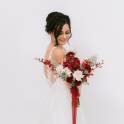 Cymbidium and Carnation Bridal Bouquet