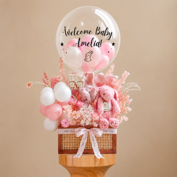 Jellycat Preserved Flower Baby Gift Hamper