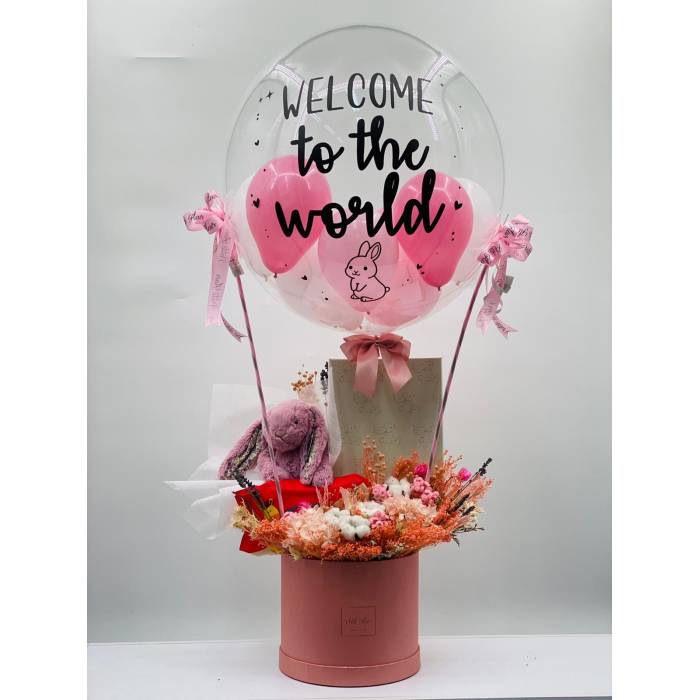 Hot Air Balloon - Baby Gift Set