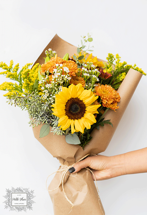 sunflower flower bouquets singapore
