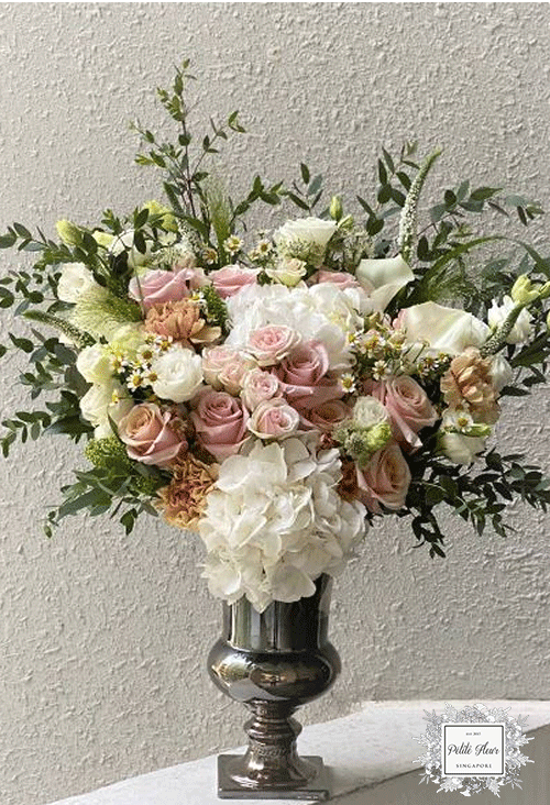 hydrangeas wedding flower singapore