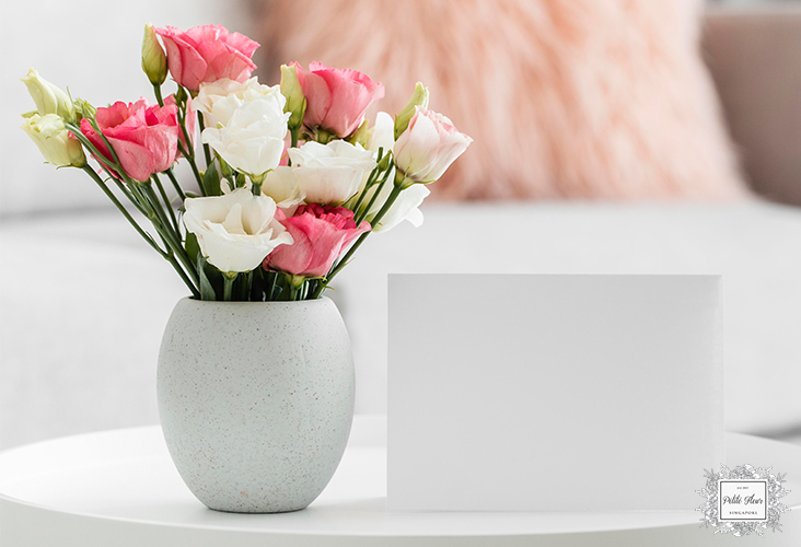 Bouquet of Pink Peonies In a Vase